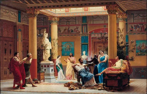 Gustave Boulanger, Répétition du "Joueur de flûte" et de "La femme de Diomède" chez le prince Napoléon