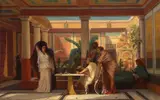 Gustave Boulanger, Theatrical Rehearsal in the House of an Ancient Rome Poet