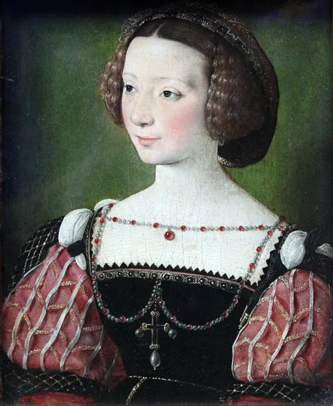 Jean Clouet, Portrait of Beatrix Pacheco, Countess of Montbel und Entremonts