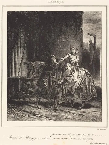 Achille Devéria, Jeanne de Bourgogne