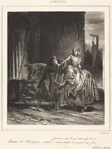 Achille Devéria, Jeanne de Bourgogne