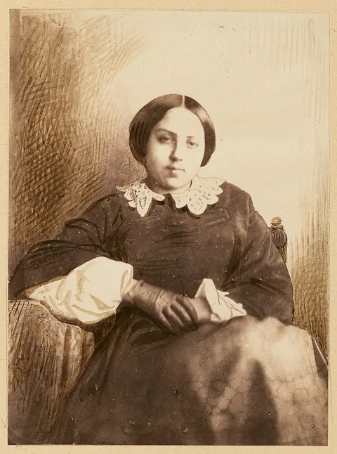 Achille Devéria, [Portrait of a young lady, probably Cécile Devéria]