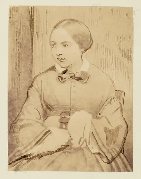 Achille Devéria, [Portrait of a young lady, probably Cécile Devéria]