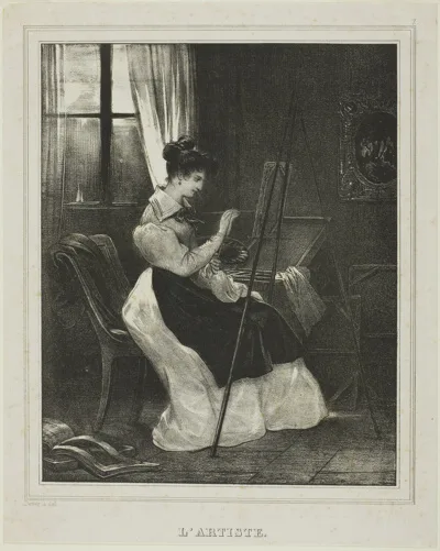 Achille Devéria, The Artist