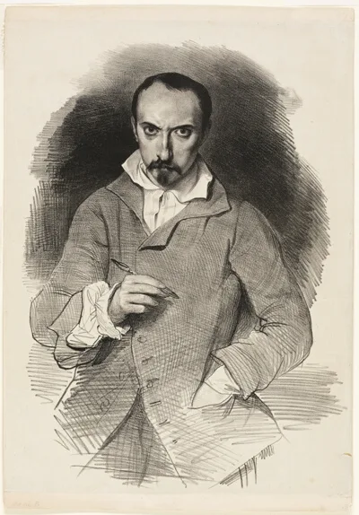 Achille Devéria, Self-Portrait