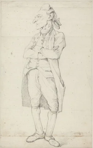 François-André Vincent, A Gentleman Standing with His Arms Crossed
