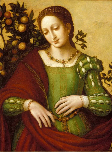 Francesco Melzi, Female Saint