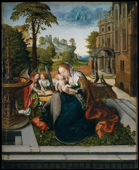 Bernard van Orley, Virgin and Child with Angels