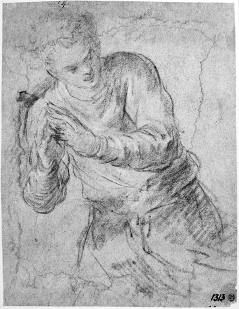 Palma il Giovane, Praying woman