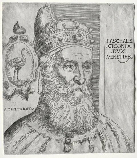 Palma il Giovane, Portrait of Pasquale Cicogna, Doge of Venice