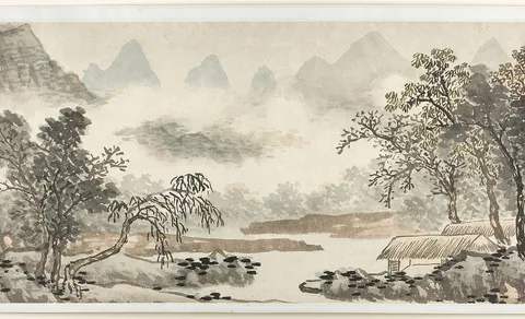 Shen Zhou, Clouds over the River before Rain