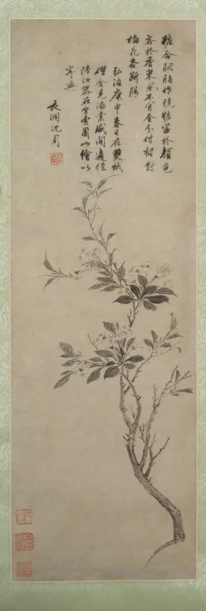 Shen Zhou, Flowering Crab Apple