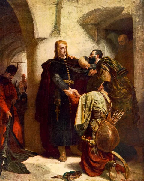 Gyula Benczúr, László Hunyadi's Farewell