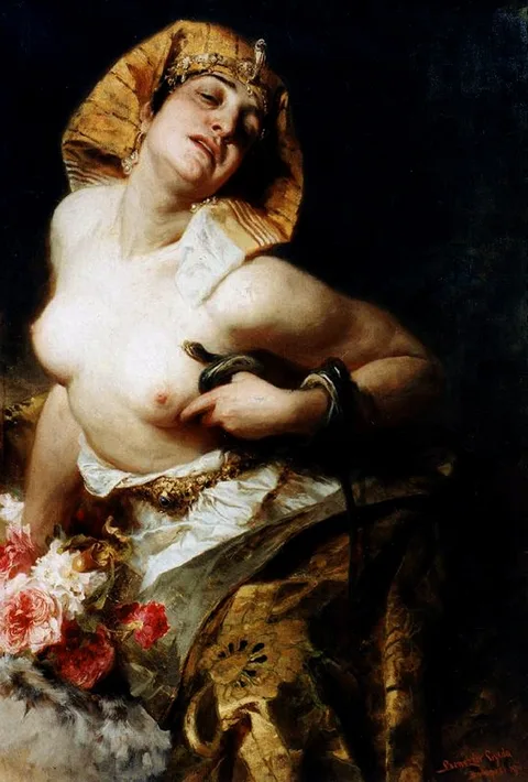 Gyula Benczúr, The Death of Cleopatra