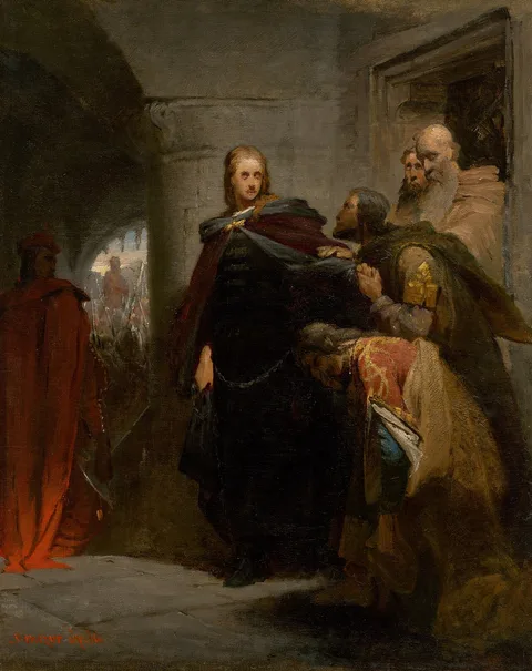 Gyula Benczúr, Hunyadi's Farewell to his Homeland