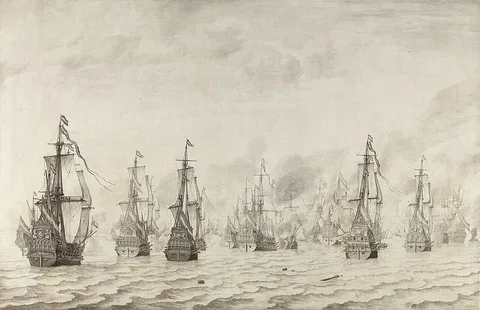 Willem van de Velde the Elder, The Battle of Dunkirk