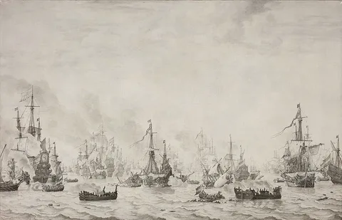 Willem van de Velde the Elder, The Battle of the Downs