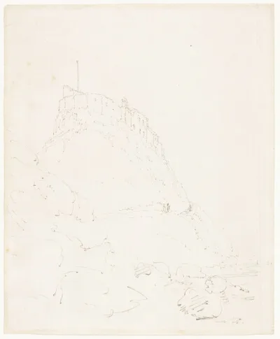 Thomas Girtin, Holy Island Castle, Durham