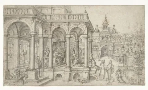 Hans Vredeman de Vries, Esther en Ahasverus