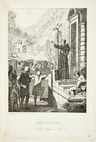 David Allan, Preaching in the College at Rome