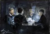 Anna Palm de Rosa, A game of L'hombre in Brøndum's Hotel