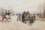 Anna Palm de Rosa, Speeding ticket, Bois de Boulogne.