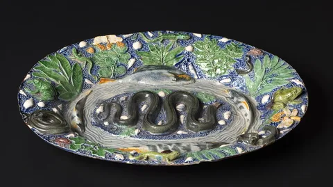Bernard Palissy, Rustic Platter