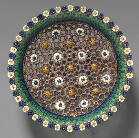 Bernard Palissy, Dish with Open Work