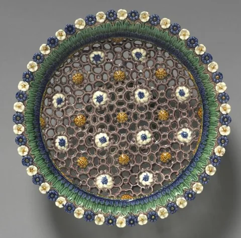 Bernard Palissy, Dish with Open Work