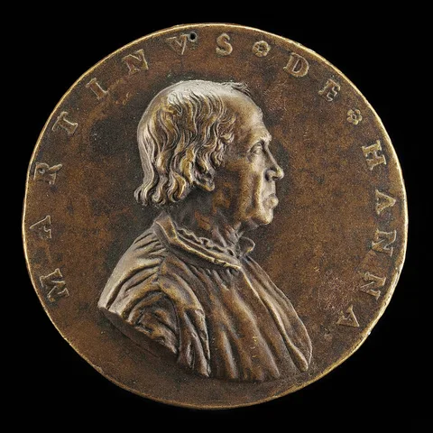 Leone Leoni, Maarten de Hane, 1475-1556, Flemish Merchant [obverse]