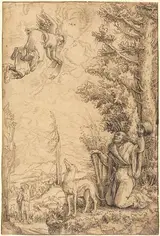 Wolf Huber, The Annunciation to Joachim