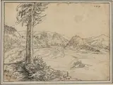 Wolf Huber, The Rapids of the Danube near Grein