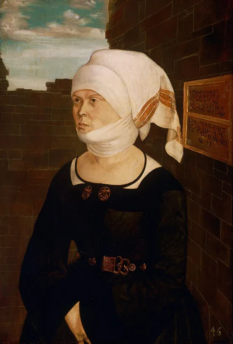 Wolf Huber, Portrait of Margaret Hundertpfundt
