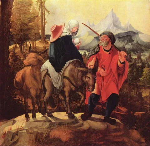 Wolf Huber, The Rest on The Flight into Egypt