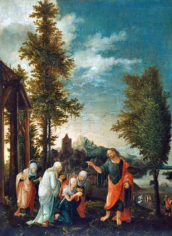 Wolf Huber, Christ taking leave of his Mother.