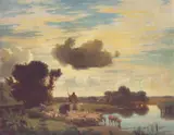 Károly Lotz, Sunset
