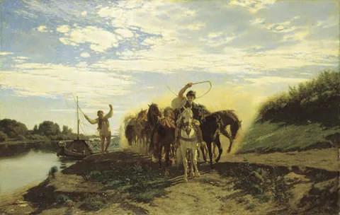 Károly Lotz, Boat Warpers