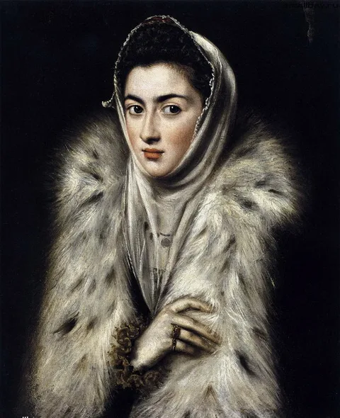 Alonso Sánchez Coello, Lady in a Fur Wrap