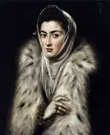 Alonso Sánchez Coello, Lady in a Fur Wrap