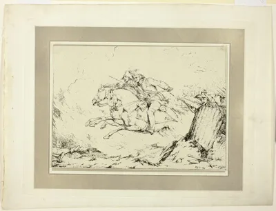 Robert Ker Porter, Charge, from the first issue of Specimens of Polyautography