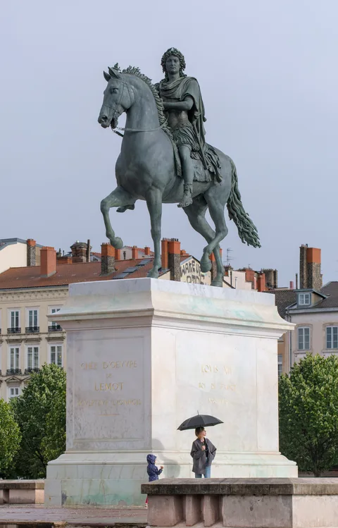 Nicolas Coustou, equestrian statue of Louis XIV