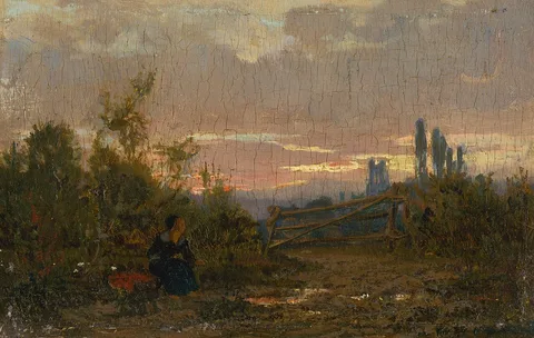 László Paál, Early Evening Landscape