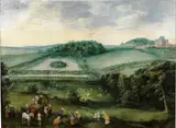 Joos de Momper the Younger, Excursion in the Countryside of Infanta Isabel Clara Eugenia