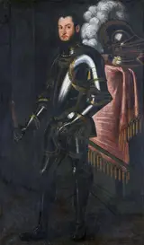 Lucia Anguissola, Portrait of Sigismund II Augustus in armor