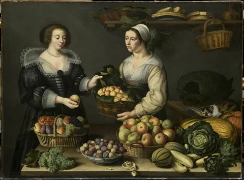 Louise Moillon, The Fruit and Vegetable Costermonger