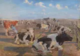 Theodor Philipsen, The Milking Place at Meilgård