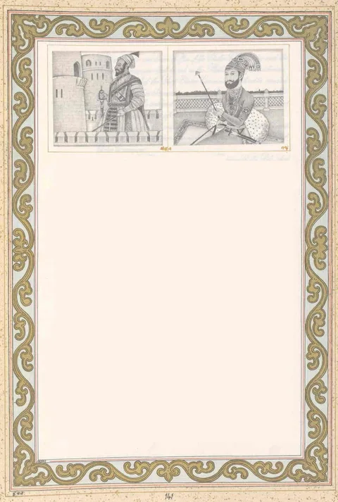 Nandalal Bose, Portraits of Shivaji and Guru Gobind Singh