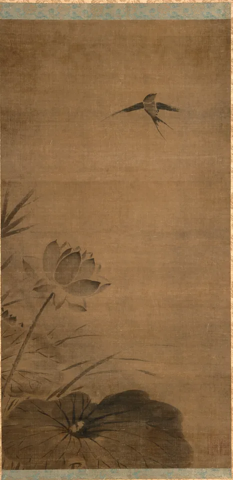 Muqi, Swallow and Lotus