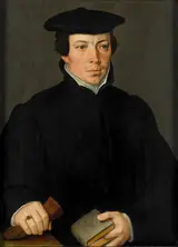 Pieter Pourbus, Portrait of a young Clergyman