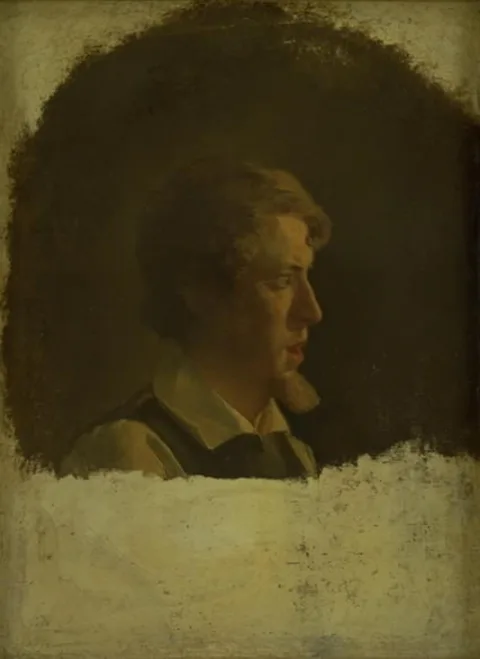 Wilhelm Bendz, The German Painter Herman Kaufmann